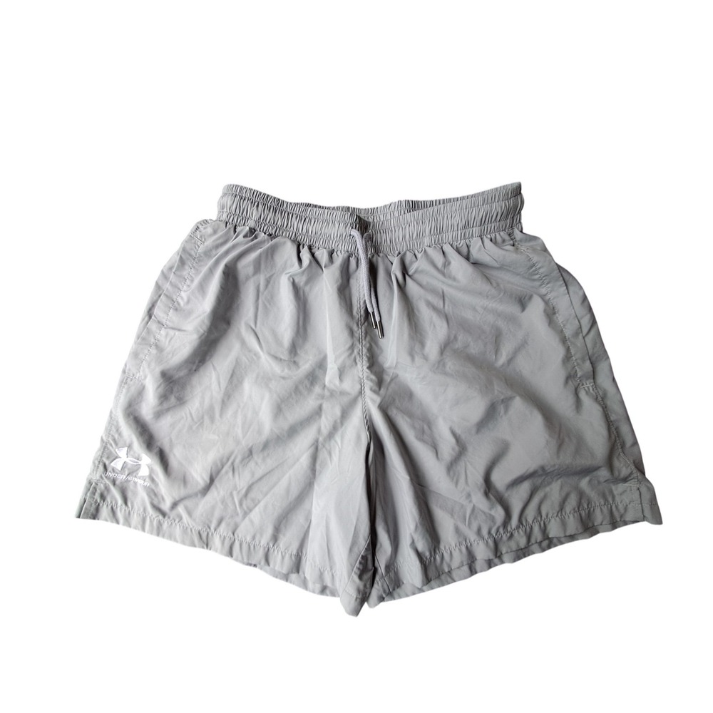 Under Armour Mens Gray Mesh Lined Athletic Training Shorts Size Small S/P/CH